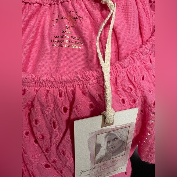 NWT Jessica Simpson Girl’s Pink Top Sz M (8/10) - Picture 3 of 5